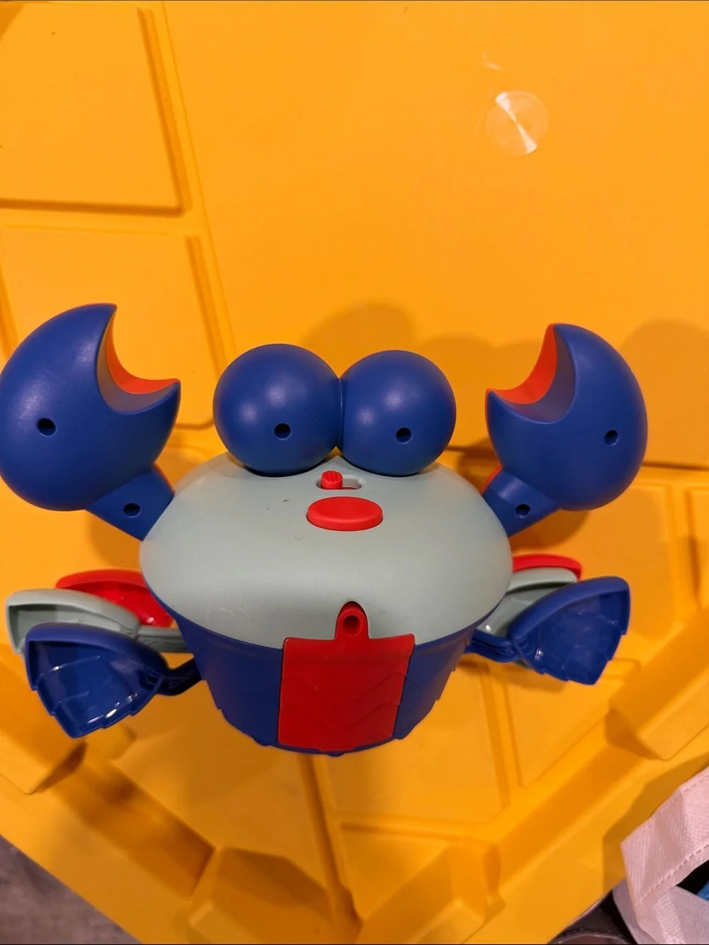 Cute Red & Blue Crab Learning Toy - Interactive Kids Play